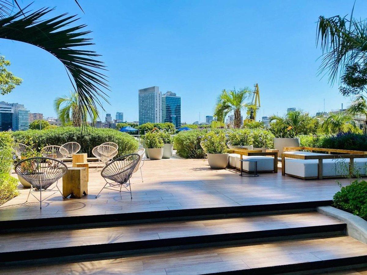 SLS Puerto Madero — monoambiente amoblado con balcón